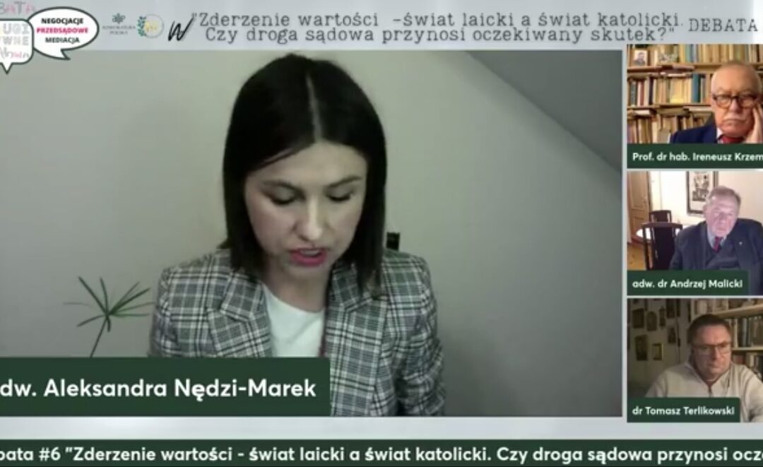 Debata “Zderzenie wartości – świat laicki a świat katolicki”